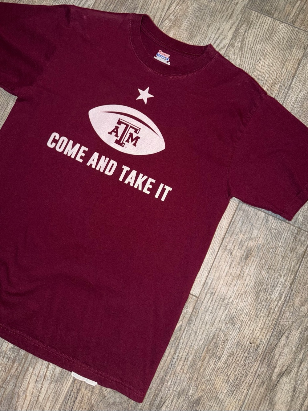 Texas A&M Aggies Come And Take It Football Tee M